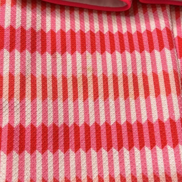 Per Se Pencil Sitges Skirt in Pink Geometric Stripe Print Size 2 - Picture 9 of 9